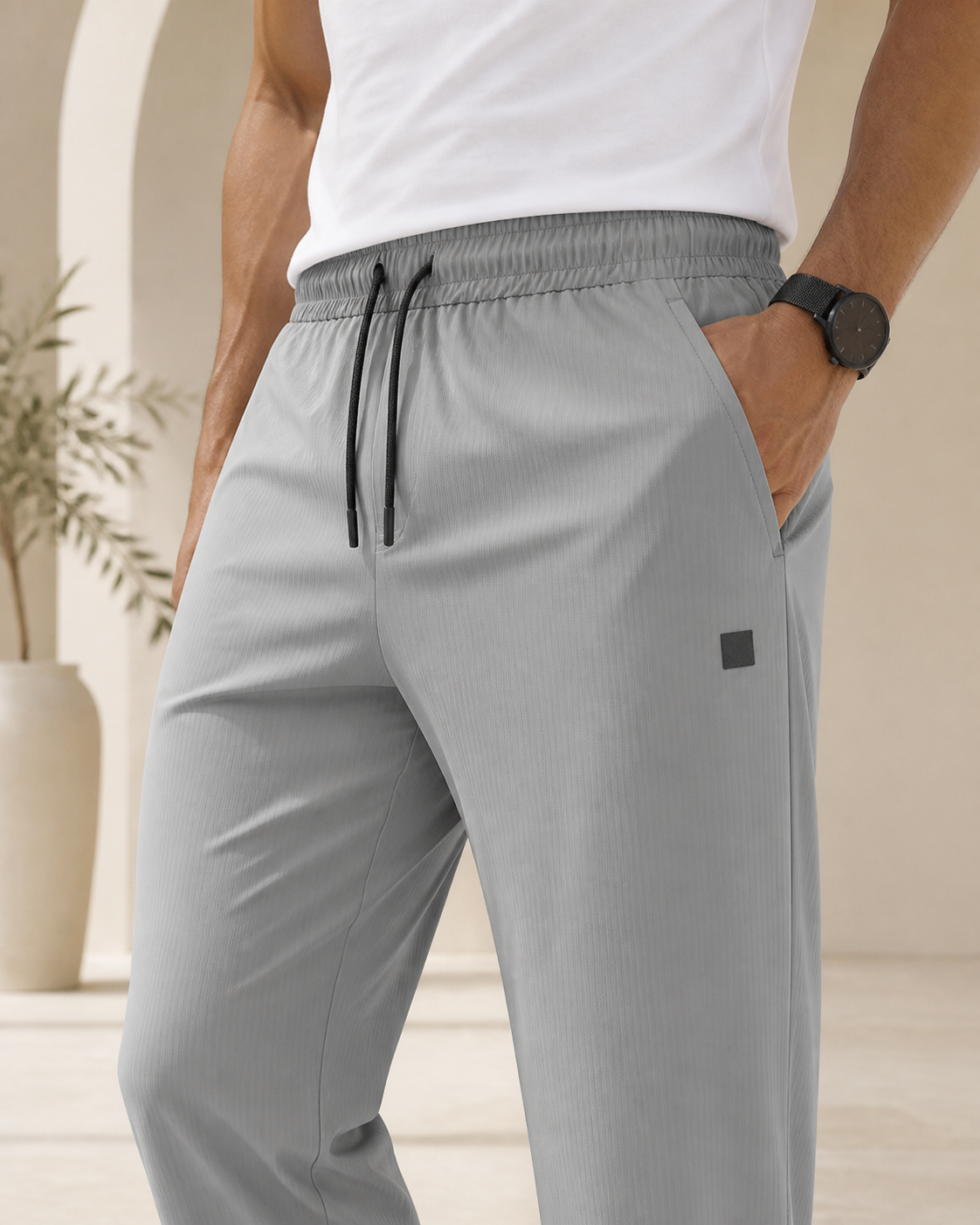Premium Stretch Trouser – Steel Grey